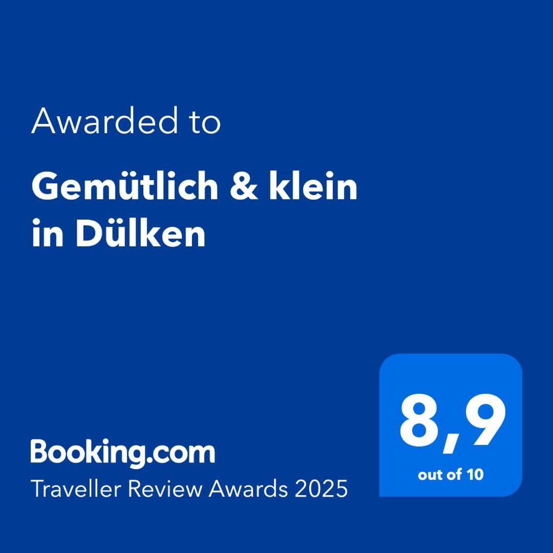 Gemuetlich & Klein In Duelken Apartman Viersen Kültér fotó